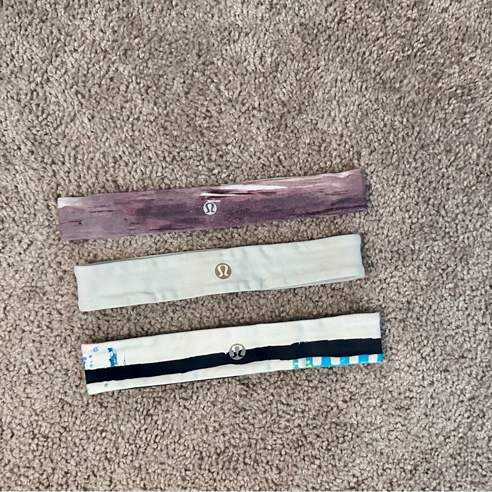 lululemon athletica Hair Accessories Set - Purple, Cream, Black